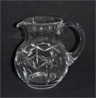 Vintage Waterford Crystal Pitcher 7"h