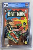 CGC 9.0 Batman #368 1984 Key DC Comic Book