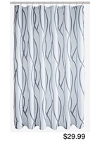 Biscaynebay Extra Long Textured Fabric Shower