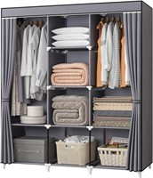 KEKIWE Portable Closet, 51 Inch Wardrobe Closet