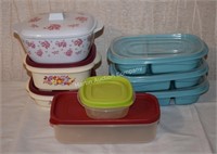 (K) Lot of Various Plastic Storage Containers
