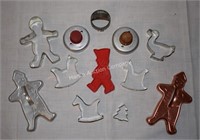 (K) Lot of Various Cookie Cutters