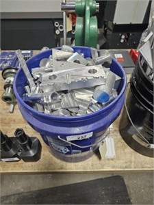 Bucket of misc Scrape  Aluminum Pieces