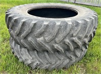 Pair of Goodyear 20.8R42 Tractor Tires #LOC: OK