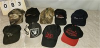 9 Snapback Hats - Slayer, 2 Dale Earnhardt,