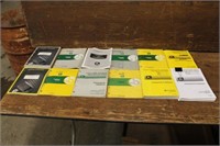 LOT OF JD MANUALS, TECHNICAL AND OPERATOR MANUALS