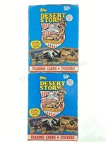 (2) Boxes Of 1991 Desert Storm Trading Cards