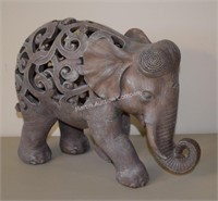 (K1) Resin Decorative Elephant 0 - 9.5" tall