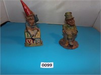 Tom Clark gnome figurines "Spock" "McGormick"
