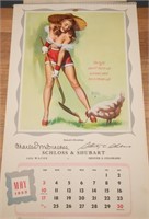 Earl Moran's Girls of 1953 Pin-Up Calendar