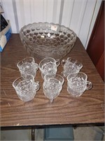 Vintage Punch Bowl Set