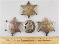 Reproduction Sheriff Badges