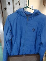 Men's Medium Black Diamond Sample Blue Ski Coat