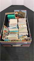 Sports cards - box with approximately 300 baseball