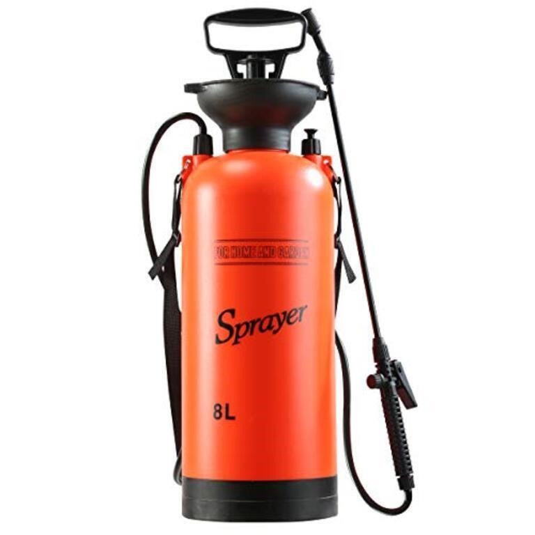 CLICIC Lawn and Garden Portable Sprayer 2 Gallon