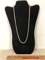 ESTATE FRESH HEAVY ROPE CHAIN -STERLING SILVER