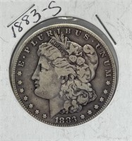 1883-S Morgan Silver Dollar