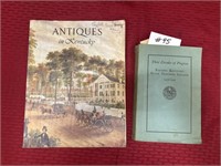 2 Books: ‘Antiques in Kentucky’ Copyright 1974;
