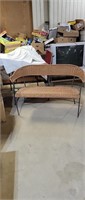 Wicker Bench Seat - 48 in.