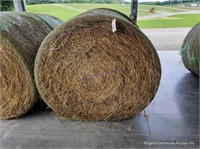 2 Round Bales 1st Timothy Orchard Grass