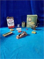 Great collectibles! Includes wood planer, Boston