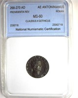 268-270 AD Claudius II Gothicus NNC MS60