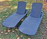 KETER Chaise Sun Loungers Set of 2