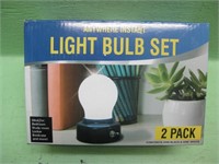 NIOP 2 Pack Anywhere Instant Light Bulb Set