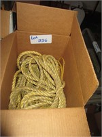 box of  misc rope