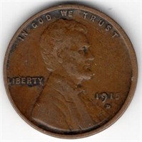 1915-D/D Lincoln Wheat Cent