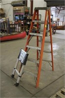 Telescoping Ladder & Fiberglass Step Ladder