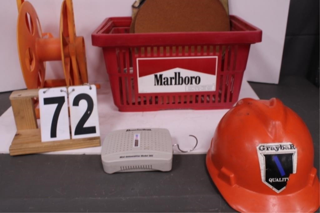 Marlboro Crates W/ Cord Reel - Sanding Discs -