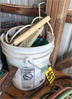 Bucket of hand tools & cords