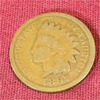 1897 United States Indian Head Penny