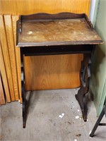 Small Dark Wood End Table