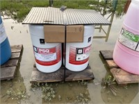 (3) Full Barrels PSQ Disinfectant Cleaner