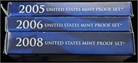 2005-2006, 2008 US PROOF SETS