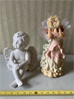 Pair angel figures