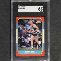 Larry Bird 1986 Fleer #9 SGC 6 Basketball Card, sh