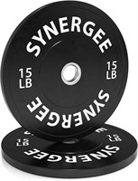 $100 Bumper Plates Set of 15Lbs