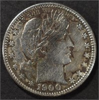 1900-O BARBER QUARTER XF