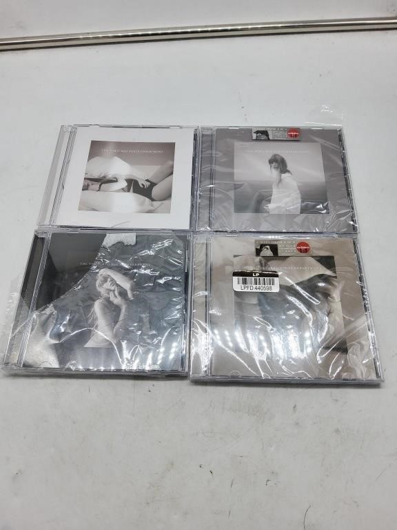 4 versions of Taylor swift tortured poets cds