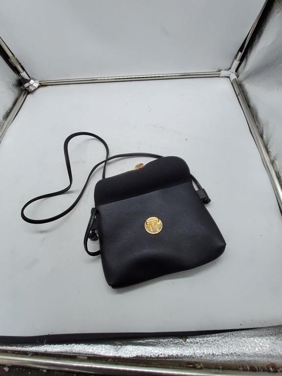 Black and gold purse