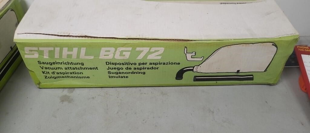 Still Vacuum Attachment.  BG 72. New.