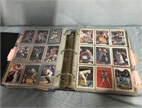 Binder Full of Baseball Cards