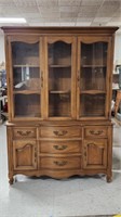 French Provencal China Cabinet
