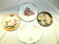 Antique Decorative Plates & Platter