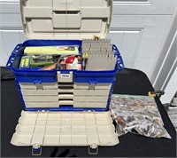 Large Plano Tackle Box with Tackle.