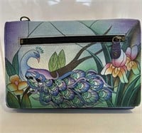 Leather Peacock Organizer By Anna