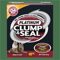 Clump Seal Platinum Multi-Cat Litter  40lb